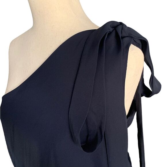 NEW Amy Lynn Navy One Shoulder Sheath Dress | Size M - Picture 10 of 12